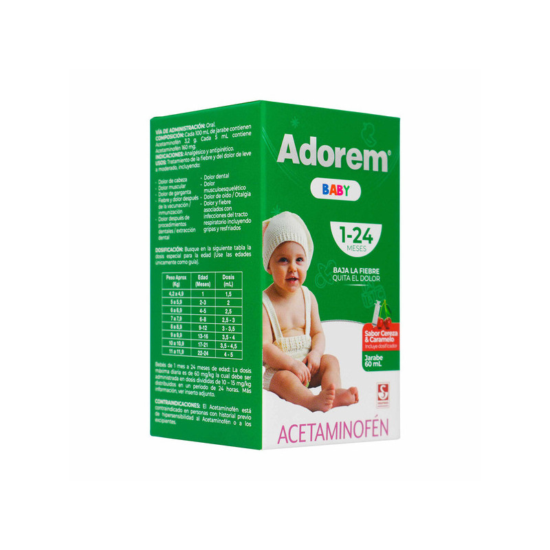 ( ) ADOREM BABY ACETAMINOFEN 60 ML