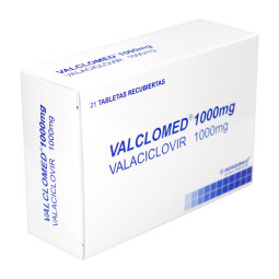 VALCLOMED 1000 MG 21 TABLETAS