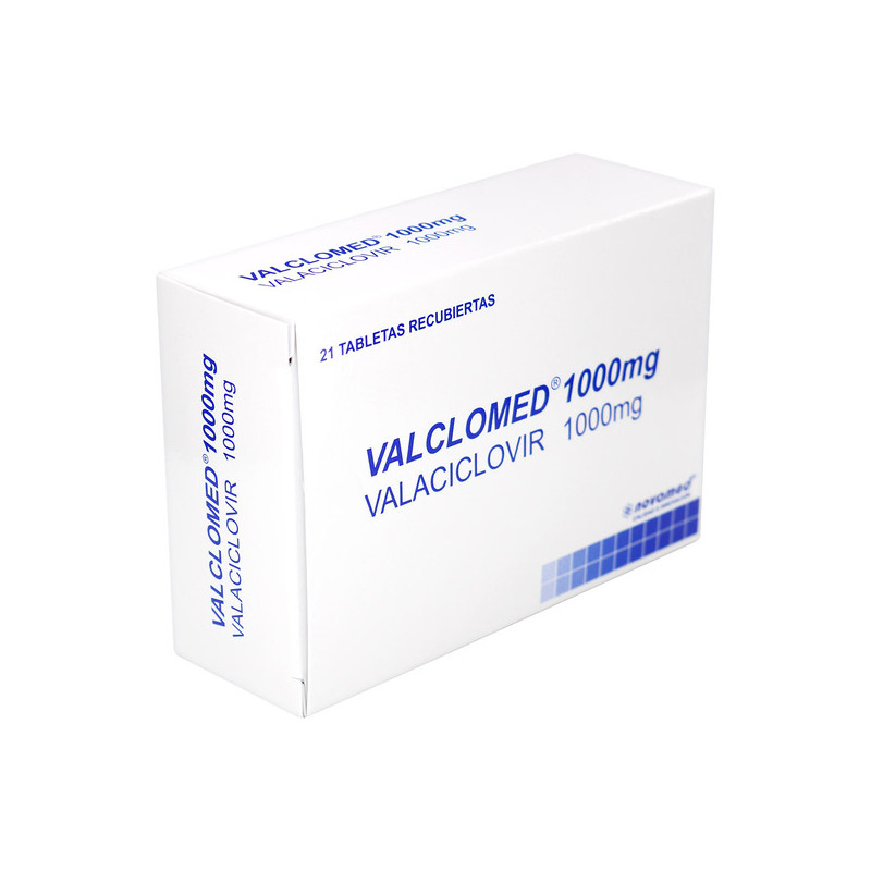 VALCLOMED 1000 MG 21 TABLETAS