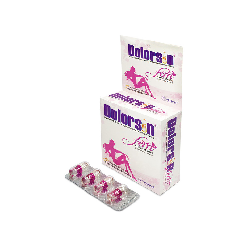 ( ) DOLORSIN FEM 36 CAPSULAS (3% )