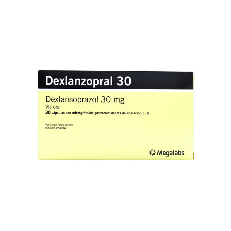 DEXLANZOPRAL 30 MG 30 CAPSULAS(3% )(PAE)