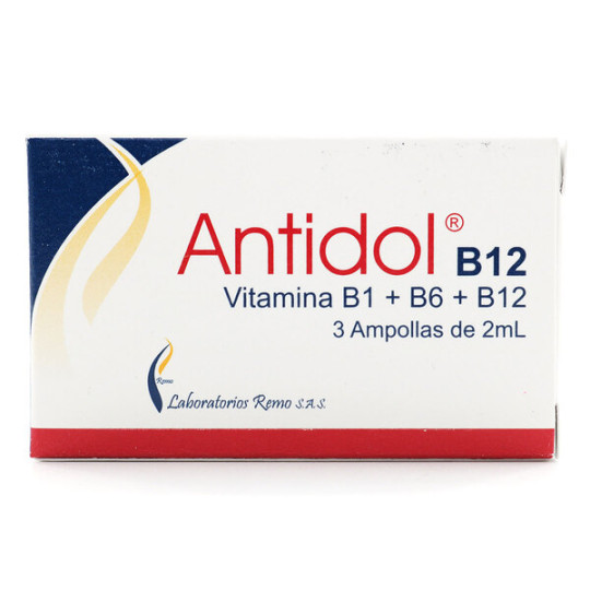 ANTIDOL B-12 2 ML 3 AMPOLLAS