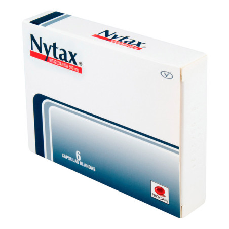 NYTAX 500 MG 6 CAPSULAS (3% )(PAE)