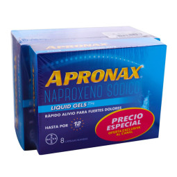 APRONAX L.GEL 275MG 50CAP APRO 8 CAP P.E
