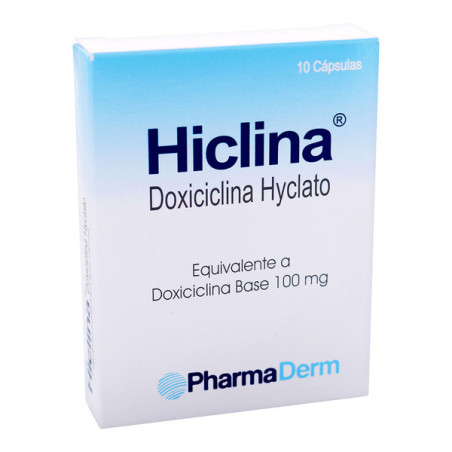 HICLINA 100 MG 10 CAPSULAS