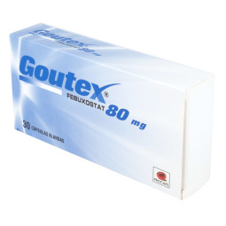 GOUTEX 80 MG 30 CAP. BLANDAS(3% )(PAE)