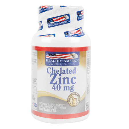 CHELATED ZINC 40 MG 100 TABLETAS