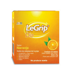 ( ) LEGRIP DIA NARANJA 500MG 24 SBS ICOM