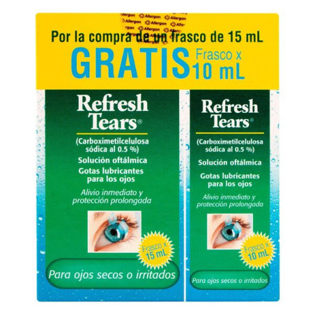 REFRESH TEARS GOTAS LUBR.15 ML 10 ML