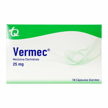 VERMEC 25 MG 14 CAPS MK