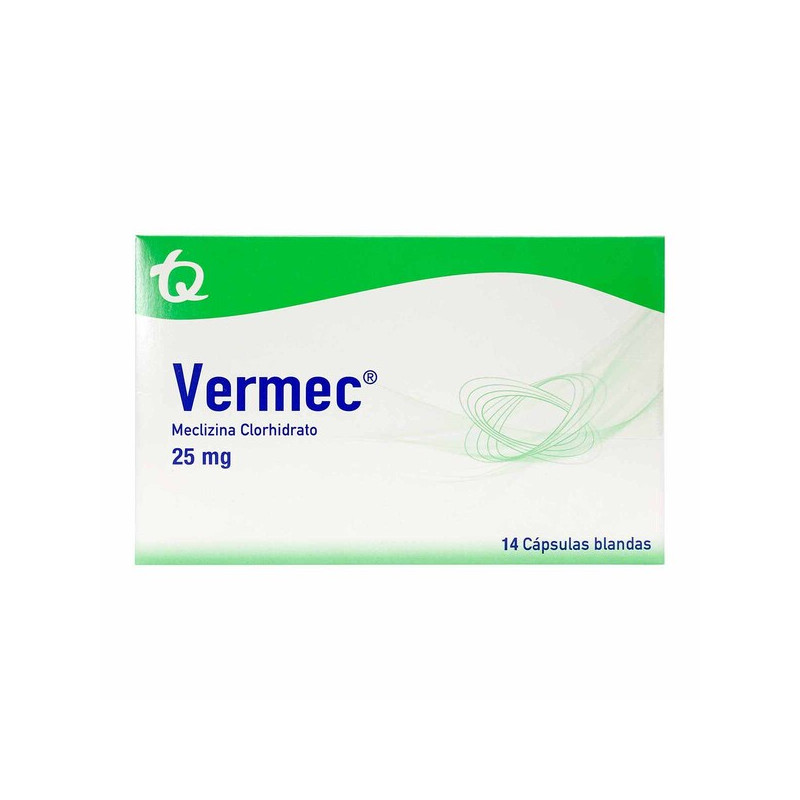 VERMEC 25 MG 14 CAPS MK