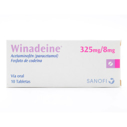 WINADEINE 325/8 MG 10 TABLETAS