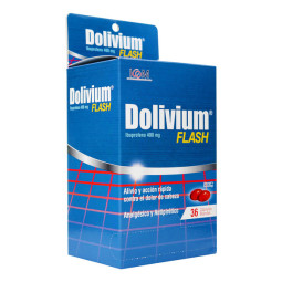 ( ) DOLIVIUM FLASH 400MG 36CAP.BLAN ICOM