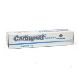 ( ) CARBAPROF (ACICLOVIR) 5% UNG 15 GR MED-LINE