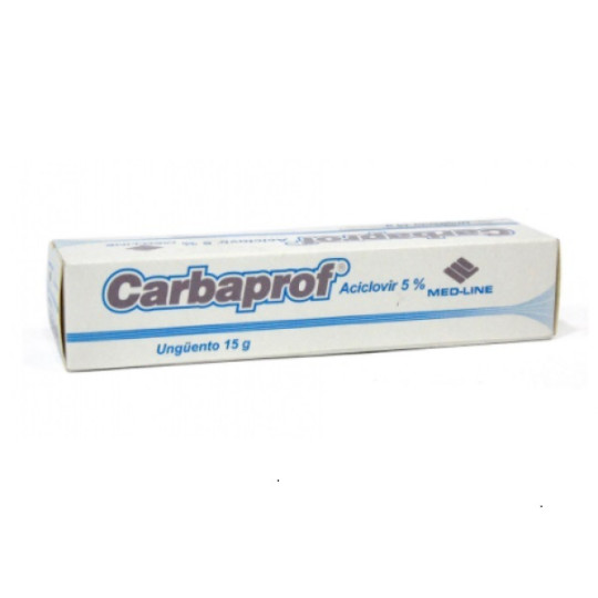 ( ) CARBAPROF (ACICLOVIR) 5% UNG 15 GR MED-LINE