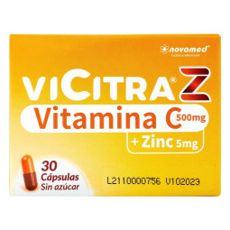 ( ) VITAMINA C   ZINC VICITRA Z 30 CAPS               