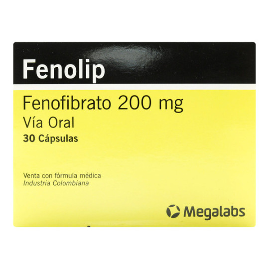 FENOLIP 200 MG 30 CAPSULAS(M)27720 (PAE)