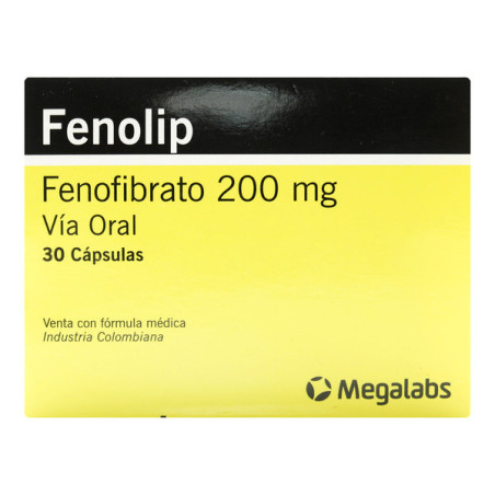 FENOLIP 200 MG 30 CAPSULAS(M)27720 (PAE)