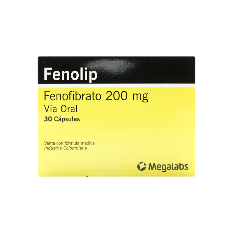 FENOLIP 200 MG 30 CAPSULAS(M)27720 (PAE)