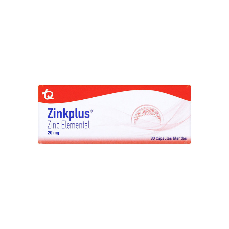 ZINKPLUS 20 MG 30 CAPSULAS MK