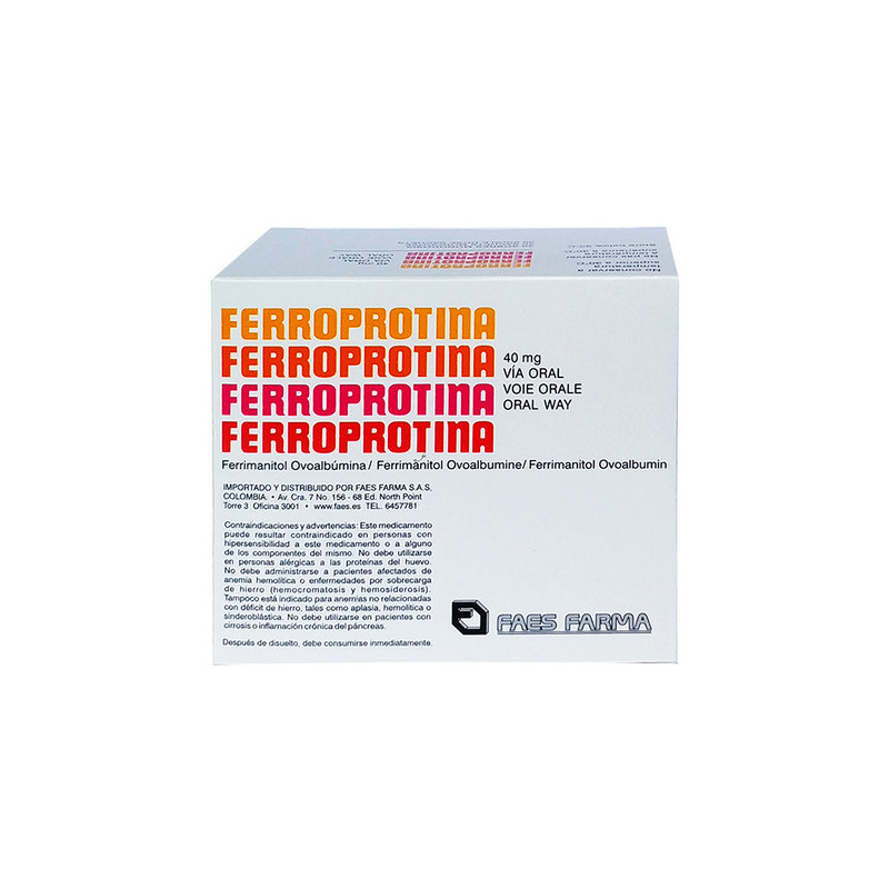 FERROPROTINA 40 MG 30 SBS (3% )(PAE)