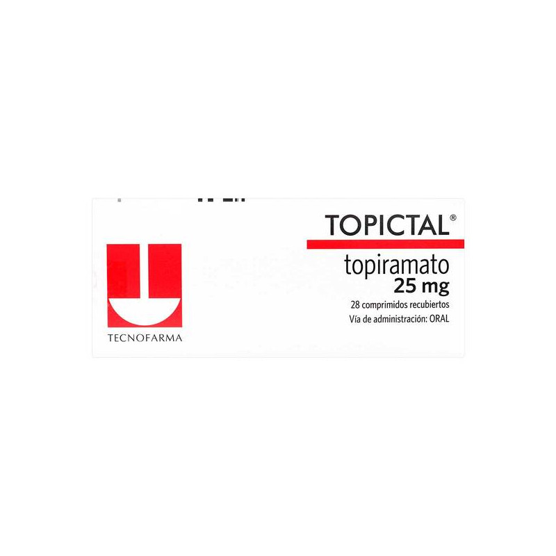 TOPICTAL 25 MG 28 TABLETAS (M)11438               