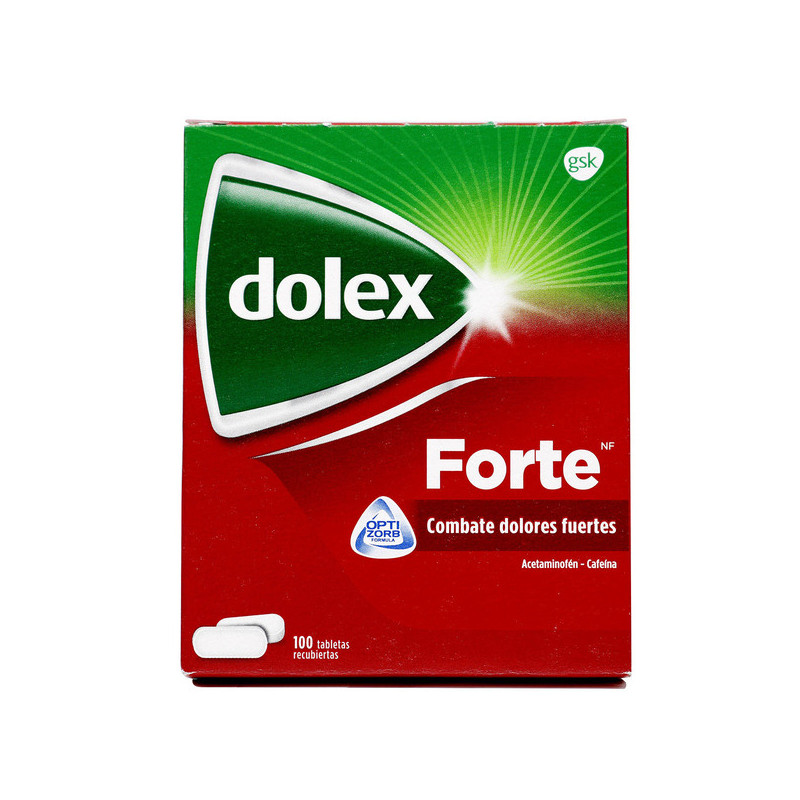 DOLEX FORTE 500 MG 100 TBS