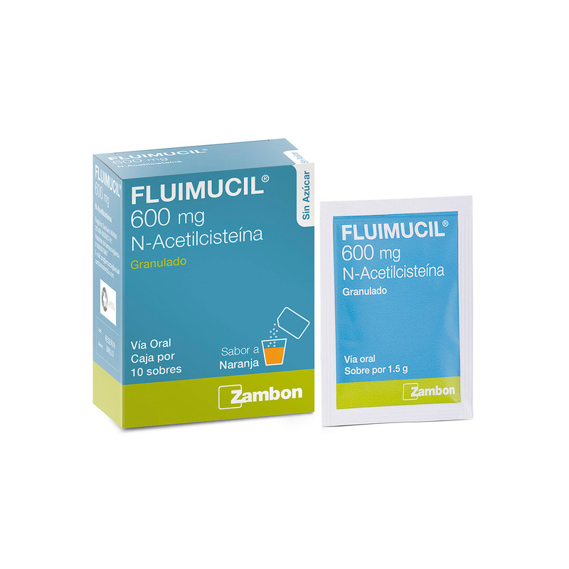 FLUIMUCIL 600 MG 10 SBS