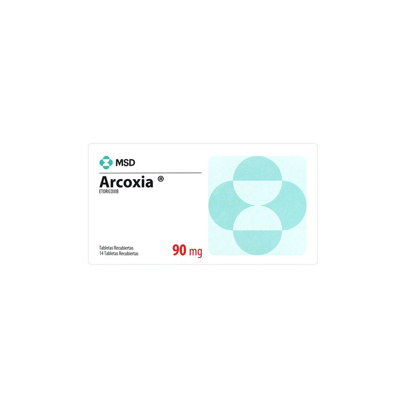 ARCOXIA 90 MG 14 TABLETAS (3% )(A)(PAE)