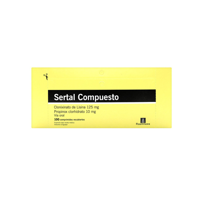 SERTAL COMPUESTO 100 COMPRIMIDOS  (A)