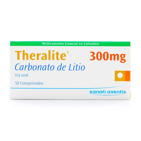 THERALITE 300 MG 50 COMPRIMIDOS