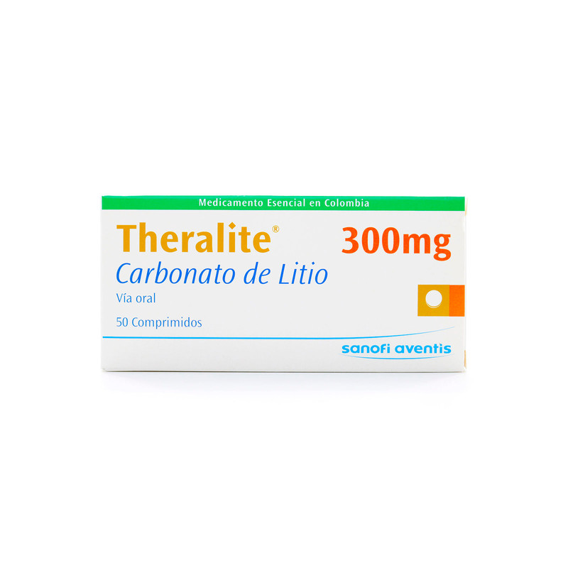 THERALITE 300 MG 50 COMPRIMIDOS
