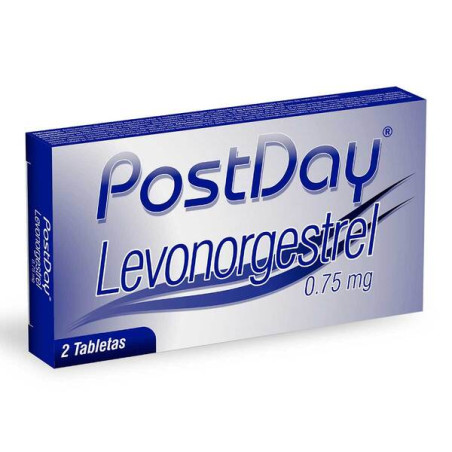 POSTDAY 0.75 MG 2 TABLETAS(M)14472