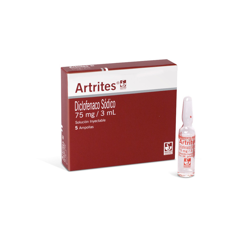 ARTRITES 75 MG 3 ML 5 AMP DICLOFEN SOD