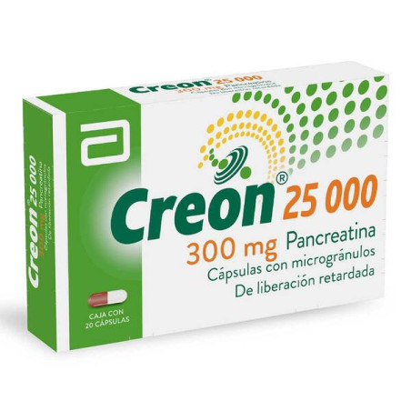 CREON 25000 20 CAPSULAS(3% )(PAE)