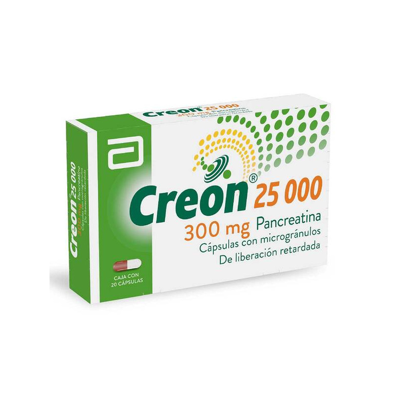 CREON 25000 20 CAPSULAS(3% )(PAE)
