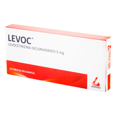 ( ) LEVOC 5 MG 10 TABLETAS (PAE)                      