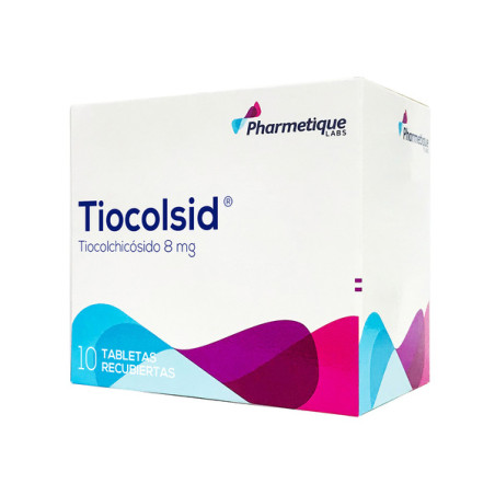 TIOCOLSID 8 MG 10 TABLETAS