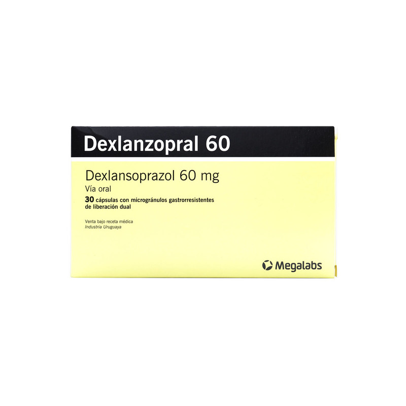DEXLANZOPRAL 60 MG 30 CAPSULAS(3% )(PAE)