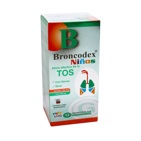 BRONCODEX  JARABE NINOS 120 ML
