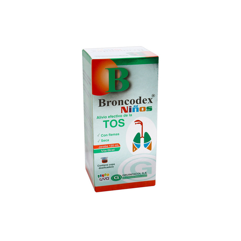 BRONCODEX  JARABE NINOS 120 ML