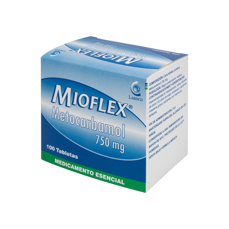 MIOFLEX 750 MG 100 TABLETAS