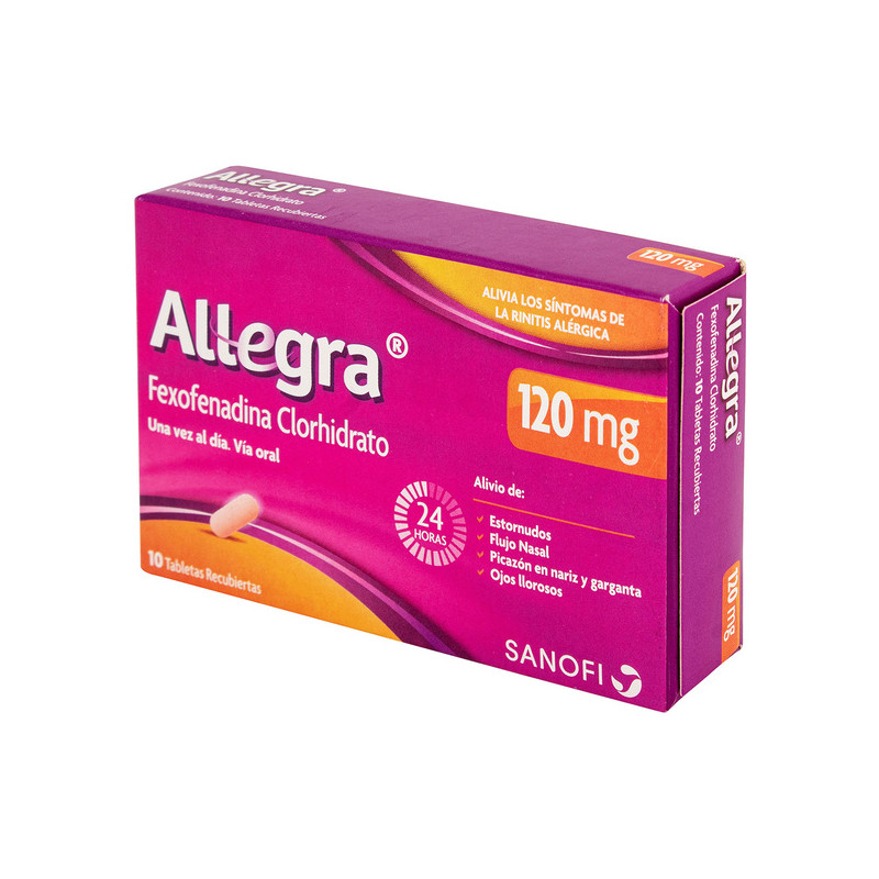 ALLEGRA 120 MG 10 COMPRIMIDOS (3% )