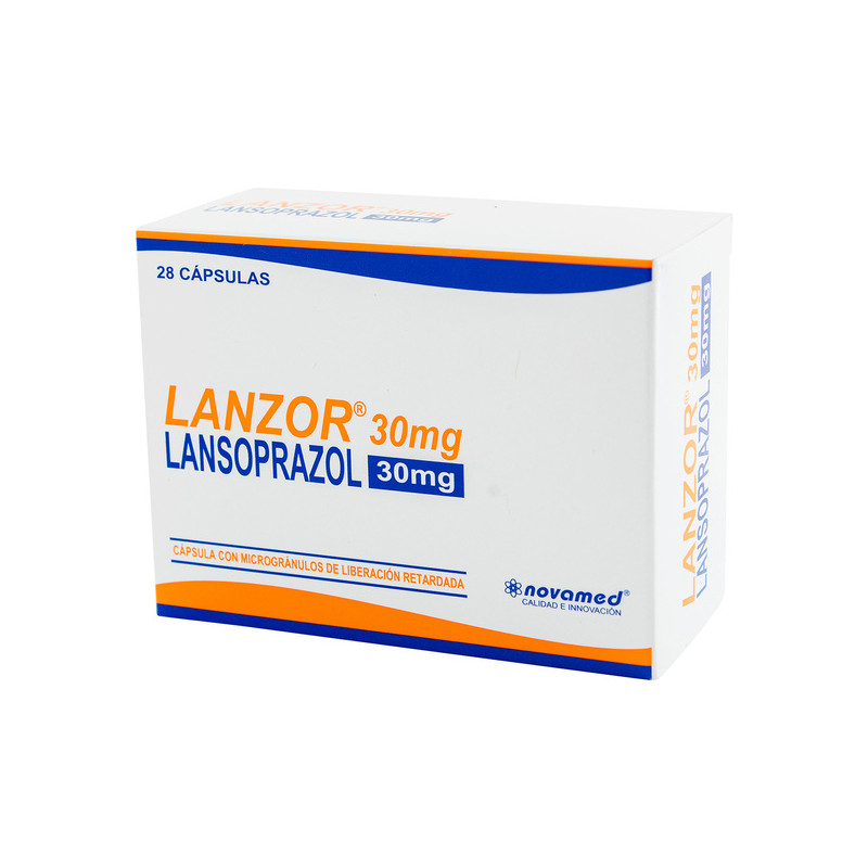( ) LANSOPRAZOL LANZOR 30 MG 28 CAPSULAS