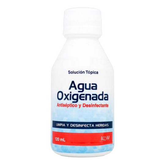 ( ) AGUA OXIGENADA 120 ML ICOM