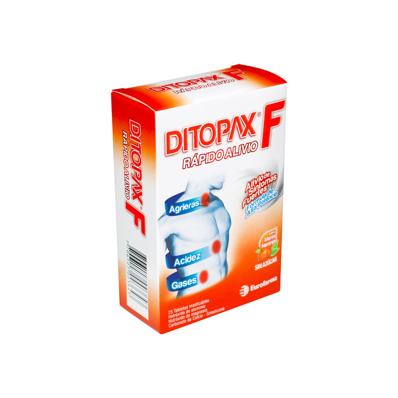 DITOPAX F 25 TABLETAS