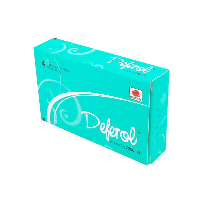 DEFEROL 7000 UI 4 CAPSULAS