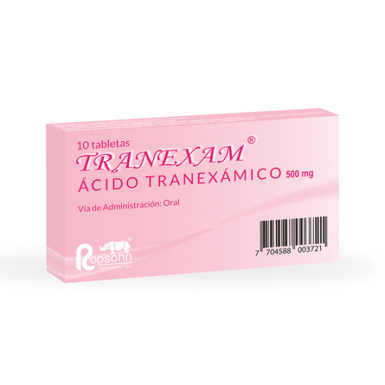 TRANEXAM 500 MG 10 TABLETAS
