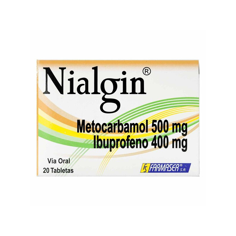 NIALGIN 20 TABLETAS
