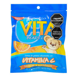 ( ) GOMAS VITABEARS C NARANJA 25 UND ICOM